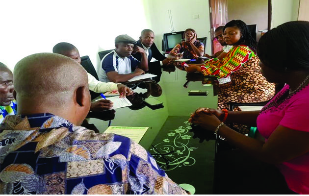 PIA’s 30% Advocacy Visit to Oil & Gas Host Communities Association by Bayelsa Women, networking through a coalition of different NGOs, Women Groups, Professional Bodies, Trade Unions led by GCRM in collaboration with Niger Delta Budget Monitoring Group and support from Oxfam. The visit was undertaken on Wednesday 29th June 2022.