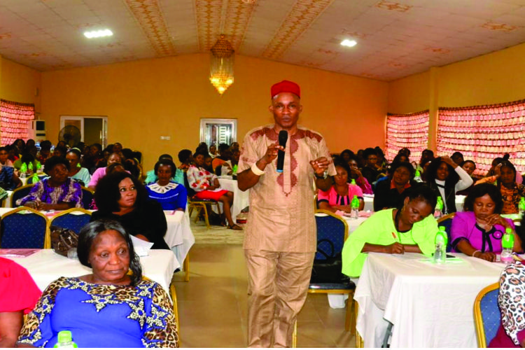 NDEBUMOG’s CEO facilitating a session during F4A Year 2 retreat for the unveiling of Nigeria Civic Space Protection Alliance in collaboration of Shadow Budget Groups.