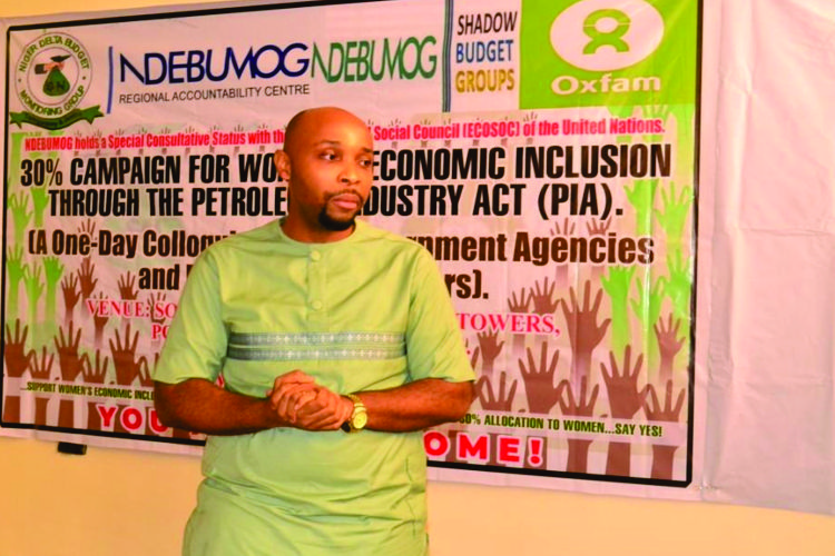 Representative of the National Human Rights Commission (NHRC), during PIA’s 30% Campaign for Women Economic Inclusion Colloquium for Government Agencies.