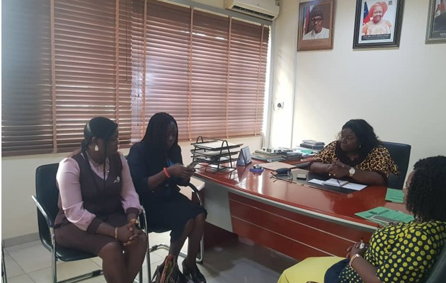 PIA’s 30% Advocacy Campaign visit to Bayelsa State Commissioner for Women and Children Affairs on Thursday 30th June 2022, with the Ministry embracing the campaign and pledging to co-own the campaign for the good of women across Bayelsa State.