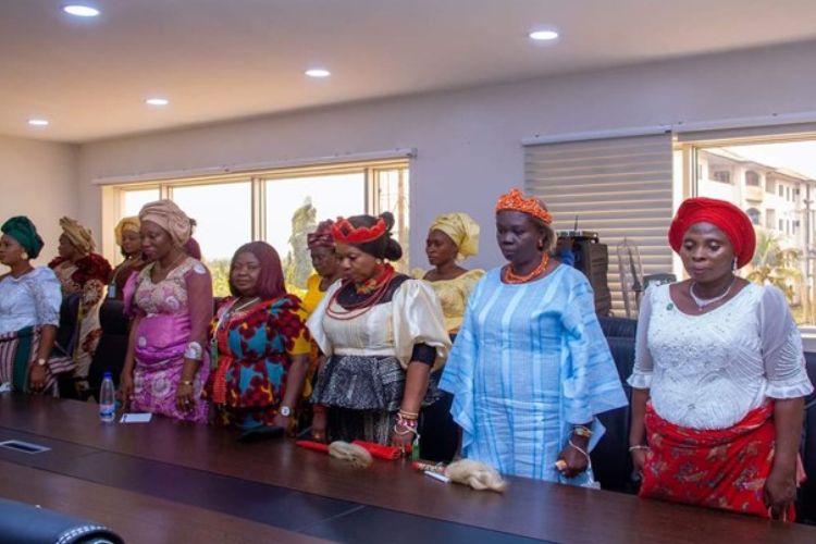 A Section of Bayelsa State Amazons during inauguration of Bayelsa Women Economic Inclusion Committee on the PIA (BWEIC) in Yenagoa on Friday 19th August 2022.