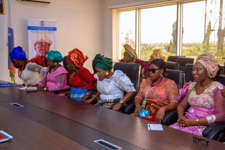 A Section of Bayelsa State Amazons during inauguration of Bayelsa Women Economic Inclusion Committee on the PIA (BWEIC) in Yenagoa on Friday 19th August 2022