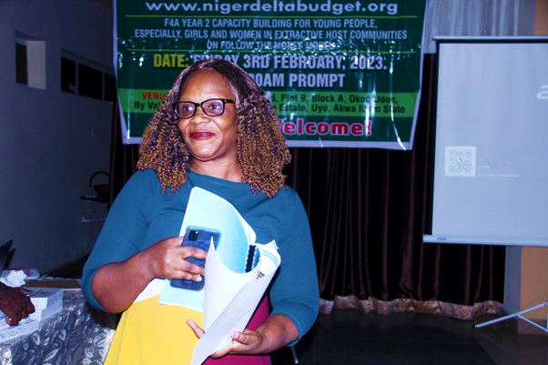 F4A Year 2 Capacity Building for Young People, including Women and Girls from Extractive Host Communities on Follow the Money Model of February 2nd to 4th 2023.